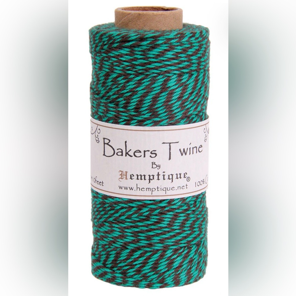 Hemptique Cotton Bakers Twine 2-Ply Coco Mint Eco Crochet Knit Macrame Craft NWT